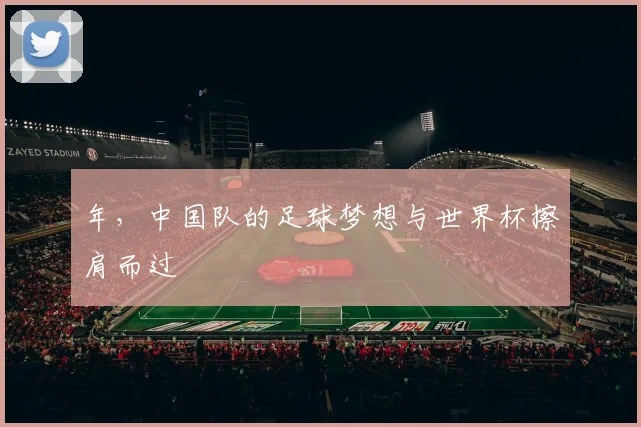 年，中国队的足球梦想与世界杯擦肩而过