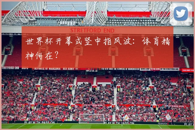 世界杯开幕式竖中指风波:体育精神何在?